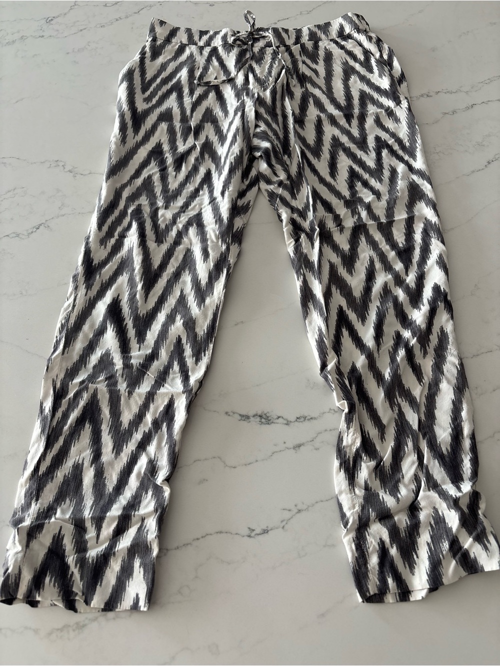 Banana Republic Chevron Wide-Leg Pants - Picture 2 of 7